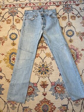 Levi's Light Blue 501 Jeans 30x32